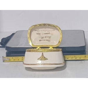 porcelain Nurse Hat Music Box.
